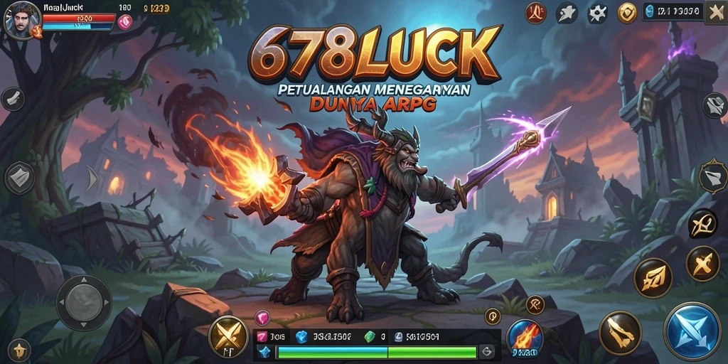Tampilan gameplay 678LUCK dengan aksi pertarungan yang dinamis.