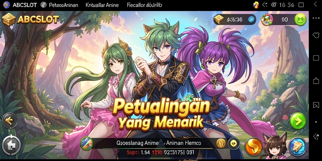 Menampilkan gameplay seru dengan karakter Anime yang menarik.