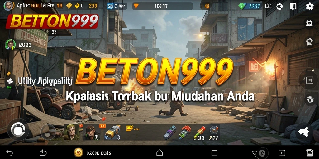 Tampilan antarmuka utama BETON999 yang sederhana dan fungsional.