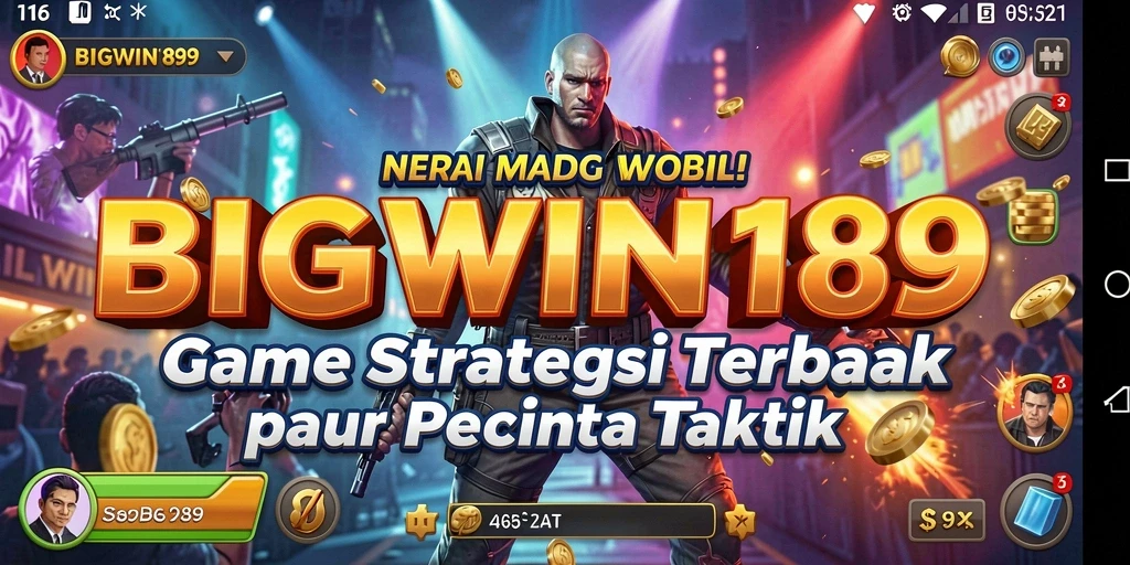 Screenshot gameplay BIGWIN189 yang menunjukkan pertempuran strategis yang intens.
