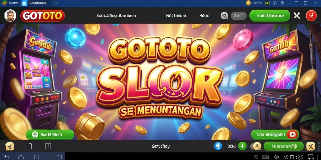 Screenshot menunjukkan gameplay seru dari permainan Slot GOTOTO.