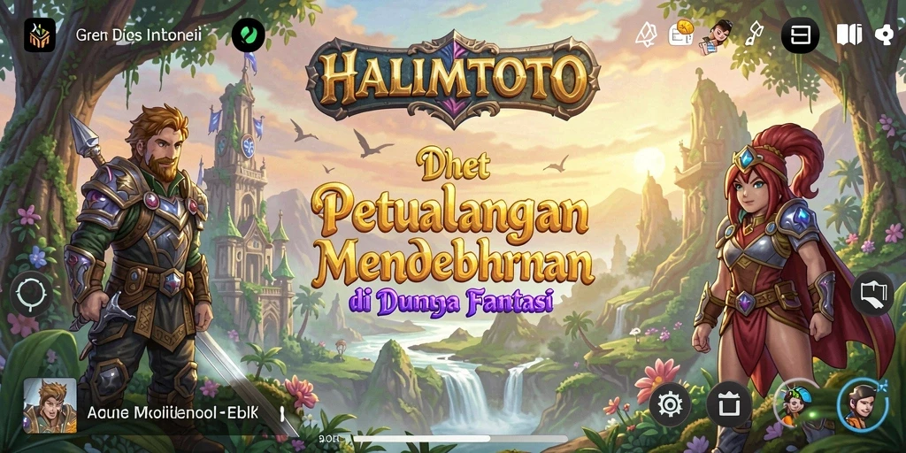 Screenshot menampilkan aksi seru gameplay HALIMTOTO dalam petualangan.