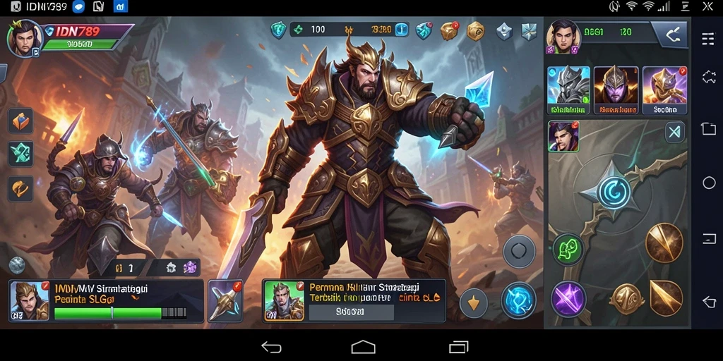 Tangkapan layar gameplay memukau dalam IDN789, menunjukkan strategi yang mendalam.