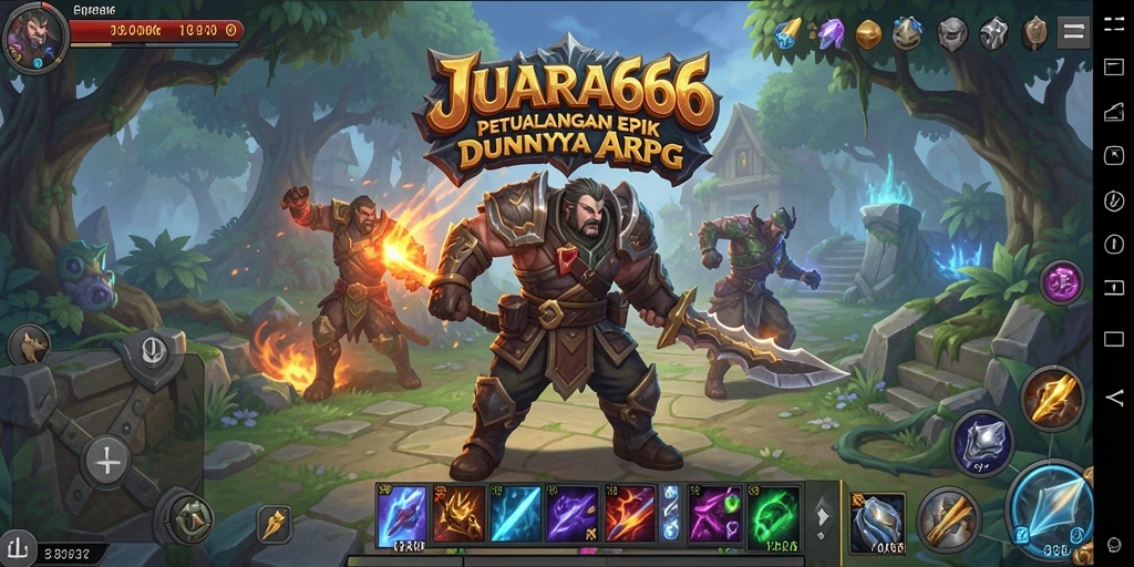 Gameplay JUARA666 yang menakjubkan dalam petualangan ARPG.