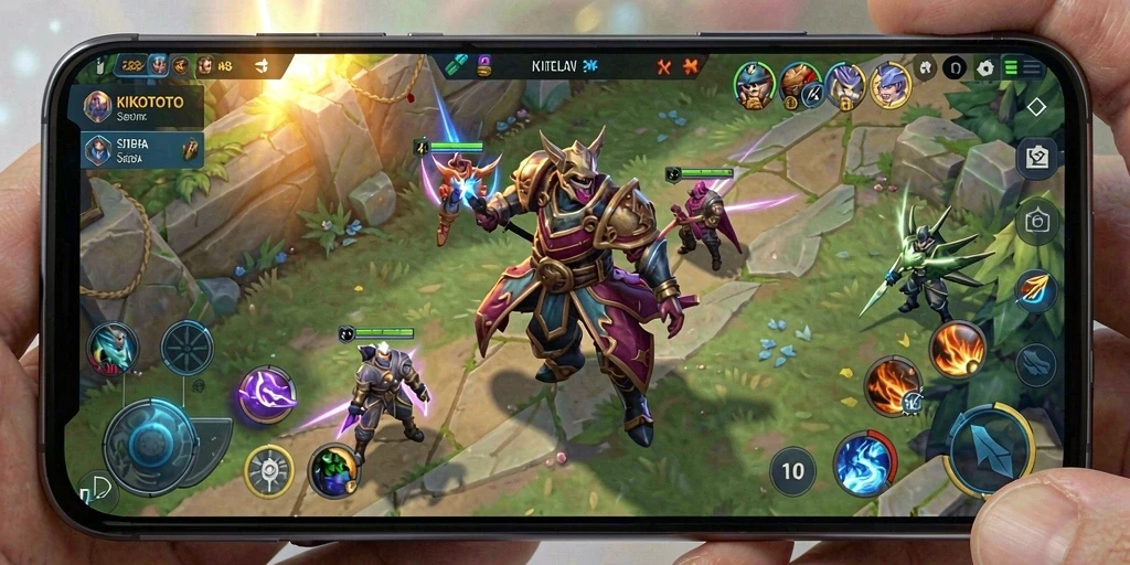 Tampilan gameplay KIKOTOTO yang seru dan dinamis.