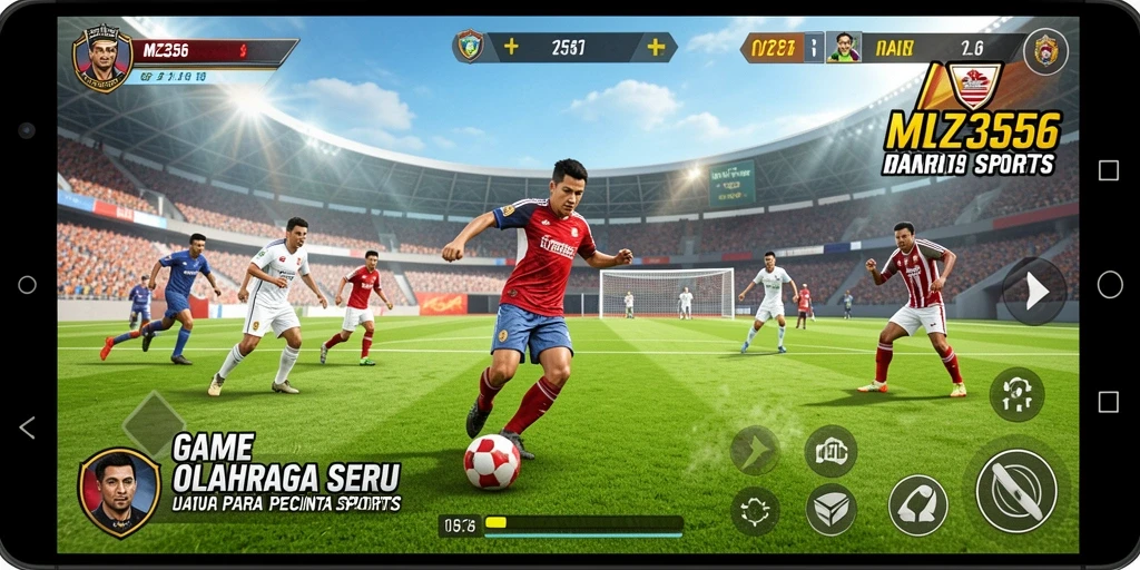 Tampilan seru dari gameplay MZ356 di dunia olahraga.