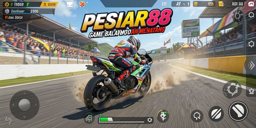 Tampilan menarik dari gameplay PESIAR88 yang mendebarkan.