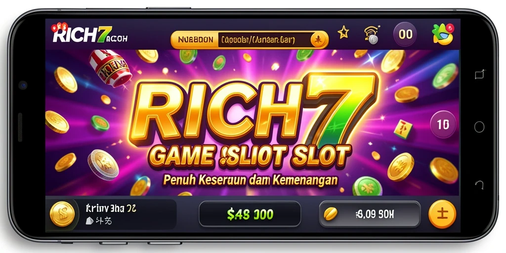 Screenshot RICH7 menampilkan gameplay Slot yang mengasyikkan dan menarik.