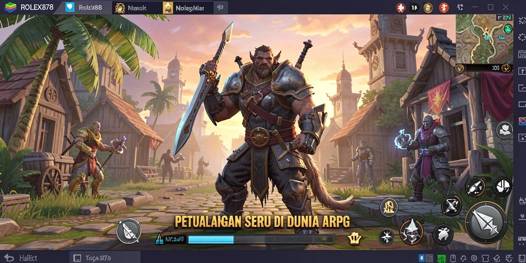 Tampilan gameplay seru dari <strong>ROLEX878</strong> dengan aksi pertarungan yang intens.