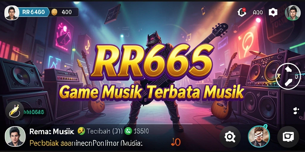 Tampilan gameplay interaktif RR666 dengan berbagai pilihan lagu.
