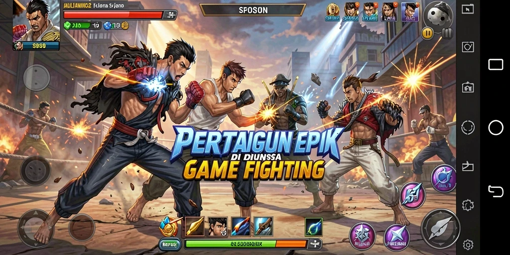 Tampilan pertarungan epik dalam S9S9 yang penuh aksi dan strategi.