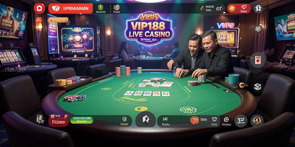 Tampilan gameplay Live Casino yang menarik dan interaktif.