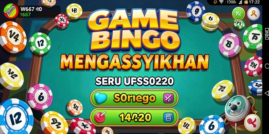 Tampilan gameplay yang seru dari aplikasi Bingo W67.