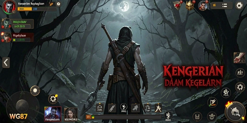 Gameplay menegangkan WG87 dengan suasana Horror yang mencekam.