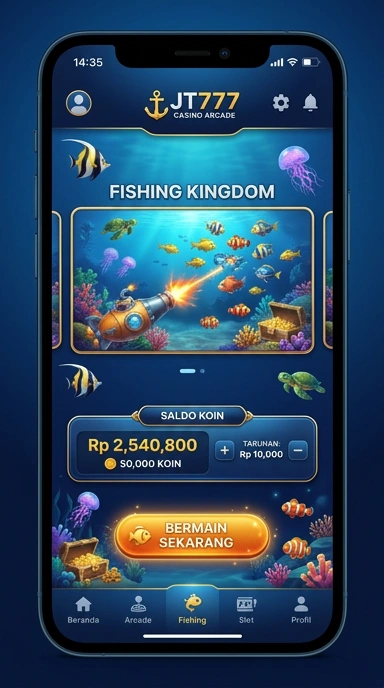 Screenshot aplikasi menunjukkan pilihan kategori di jt777 dengan jelas.